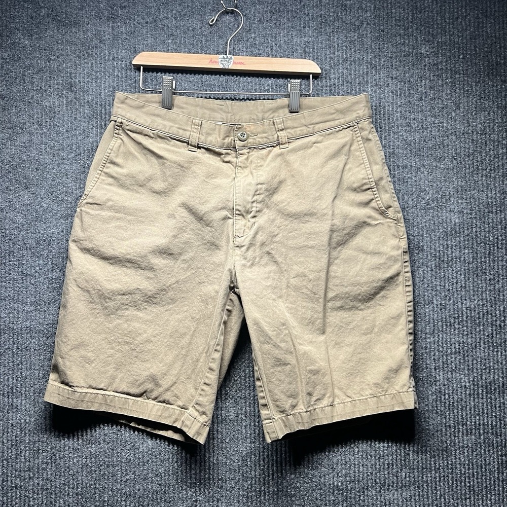 Patagonia Shorts Mens‎ 32 Khaki Organic Cotton 8" Inseam Hiking Outdoors Casual